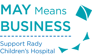 May Means Business logo and call to action