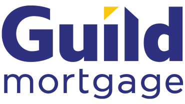 Guild mortgage logo blue font