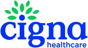 Cigna Healthcare logo blue font